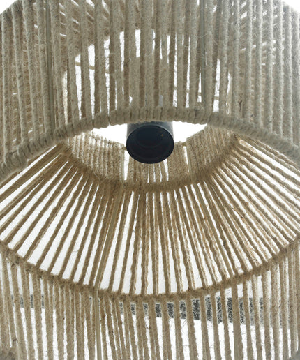 Juta Natural jute hanging lamp small round