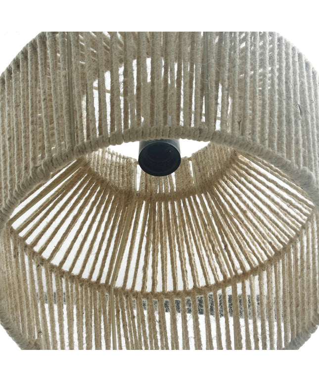 Juta Natural jute hanging lamp small round