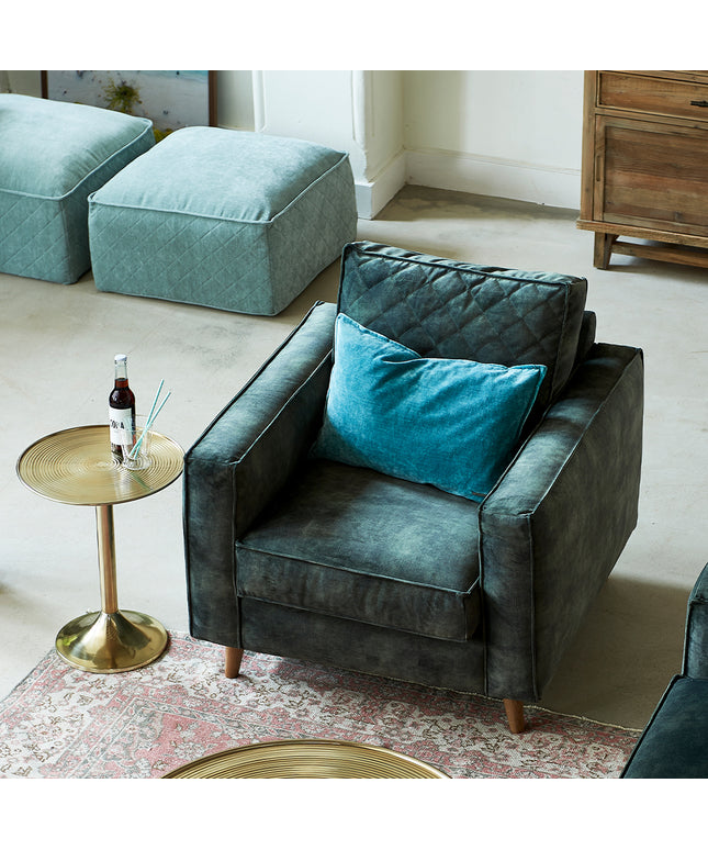 Kendall Armchair Velvet GlBeige