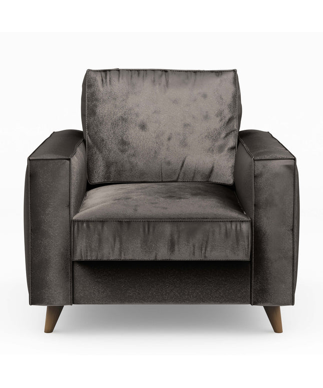 Kendall Armchair Velvet GriGrey
