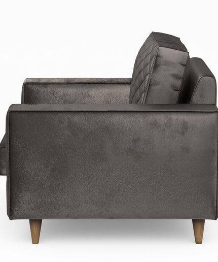 Kendall Armchair Velvet GriGrey
