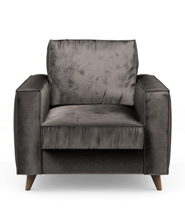 Kendall Armchair Velvet GriGrey