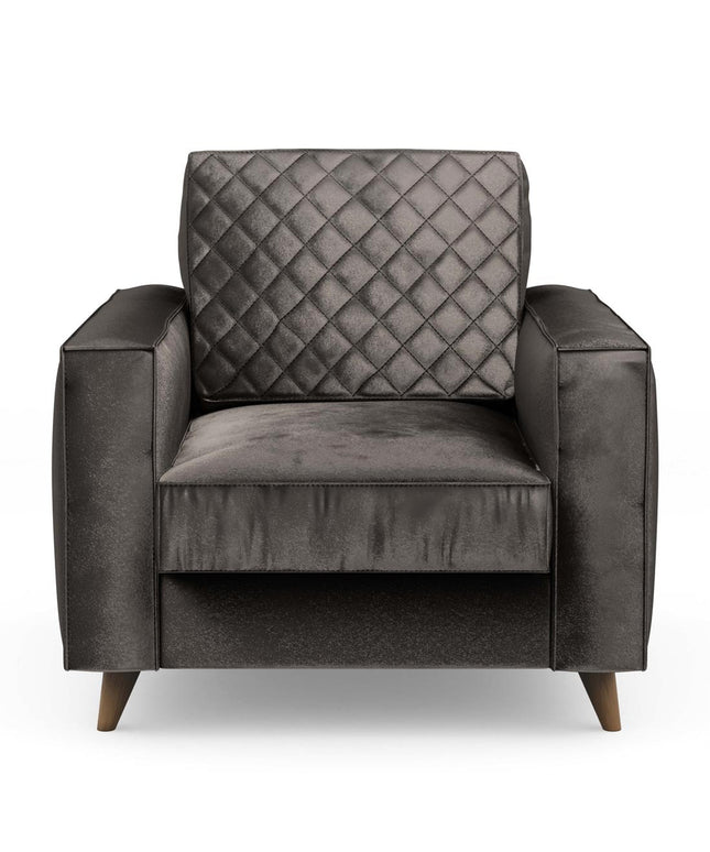 Kendall Armchair Velvet GriGrey