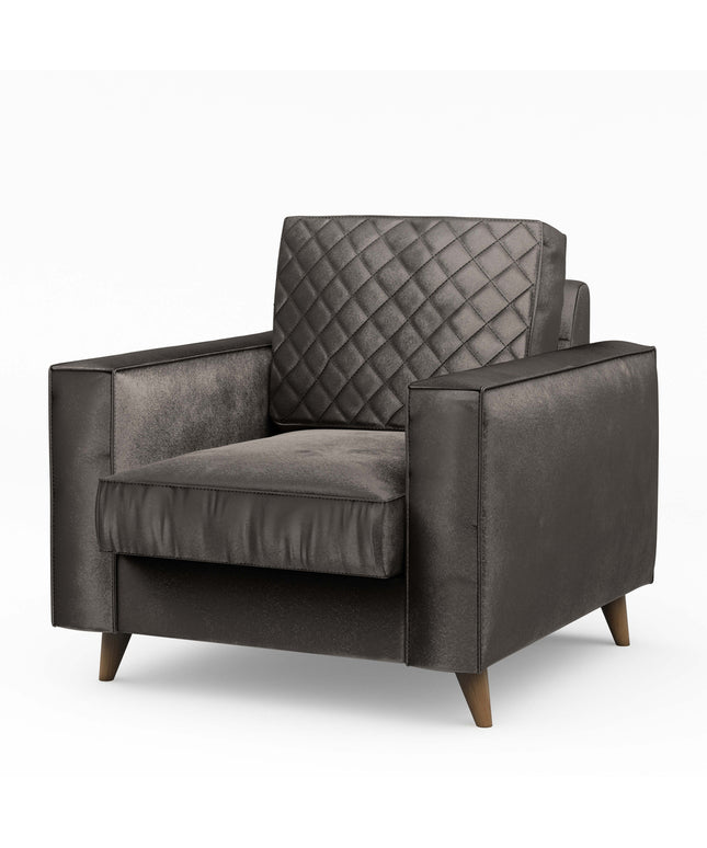 Kendall Armchair Velvet GriGrey