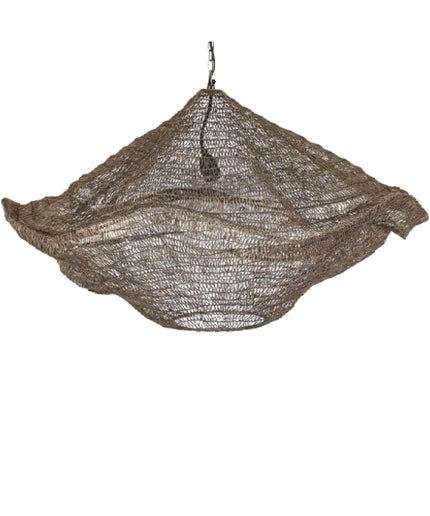 Lailaa Brass iron ceiling lamp wavy M