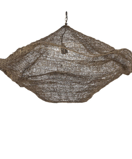 Lailaa Brass iron ceiling lamp wavy M