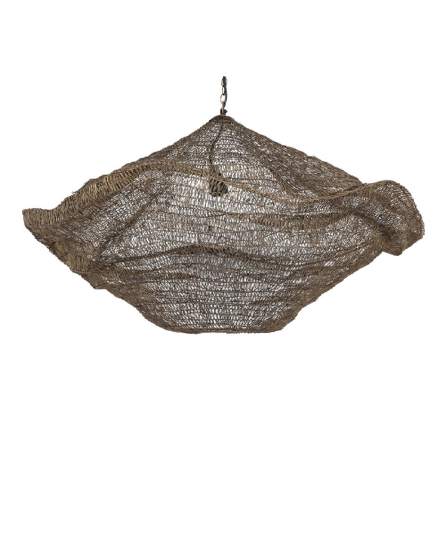 Lailaa Brass iron ceiling lamp wavy M