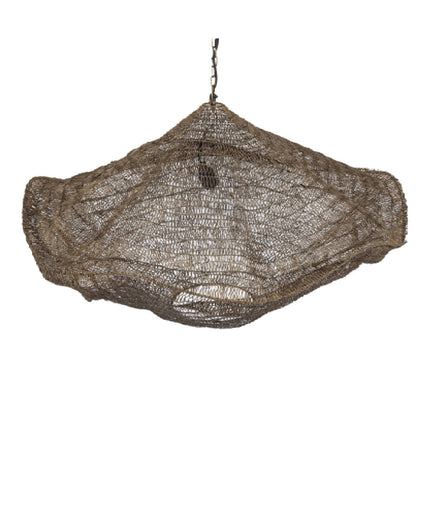 Lailaa Brass iron ceiling lamp wavy M
