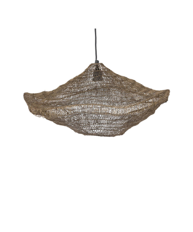 Lailaa Brass iron ceiling lamp wavy S