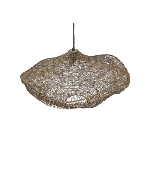 Lailaa Brass iron ceiling lamp wavy S