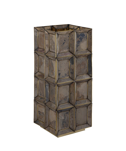 Layra Brass stone veneer table lamp antique high