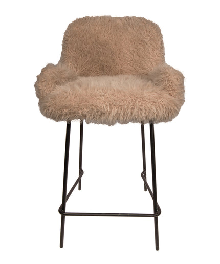 Leander Bar Chair Hair Brown