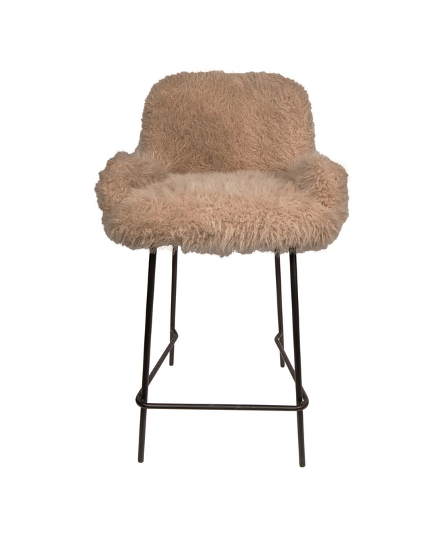 Leander Bar Chair Hair Brown