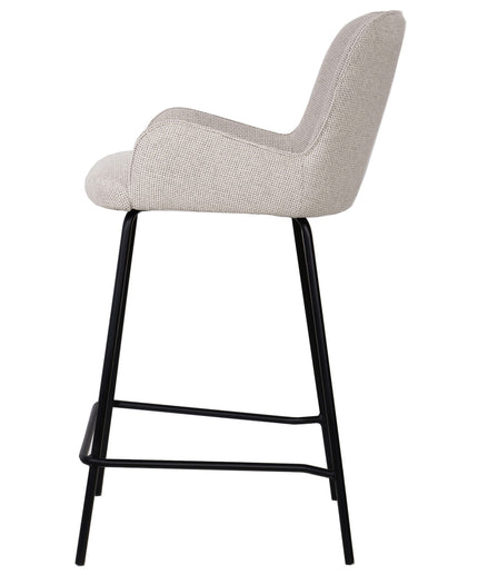 Leander Cream bar stool
