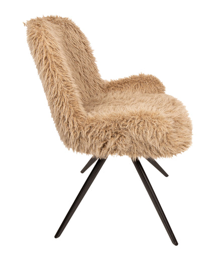 Leander Dining Chair Hair Brown