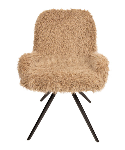 Leander Dining Chair Hair Brown