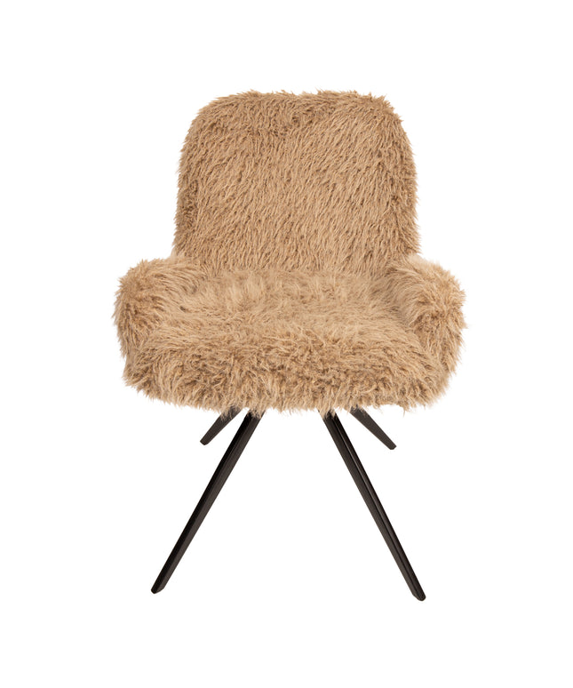 Leander Dining Chair Hair Brown