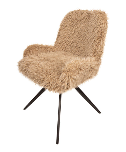 Leander Dining Chair Hair Brown