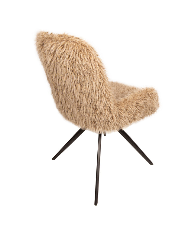Leander Dining Chair Hair Brown