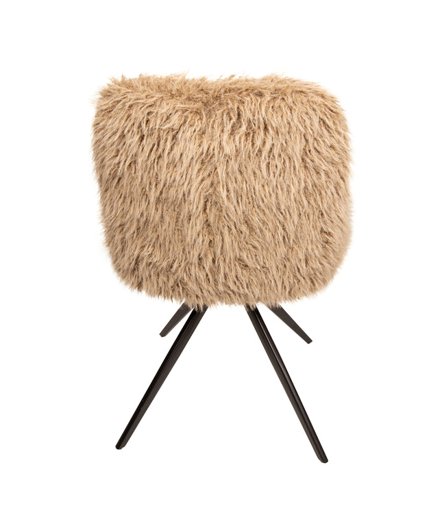 Leander Dining Chair Hair Brown