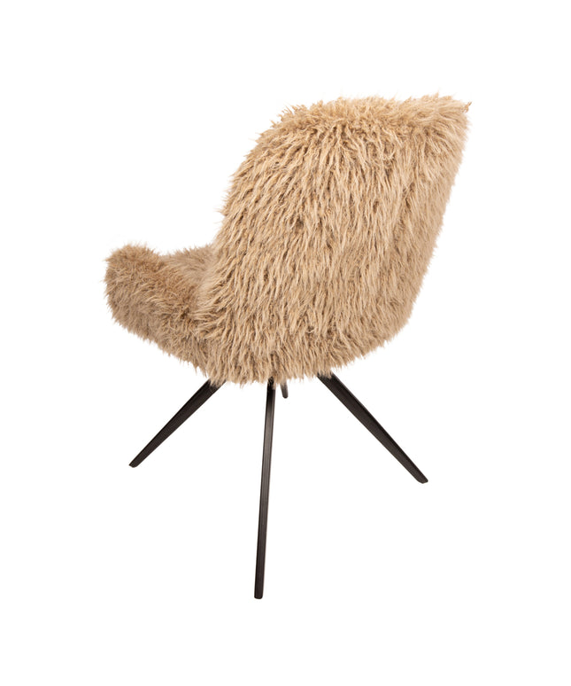 Leander Dining Chair Hair Brown