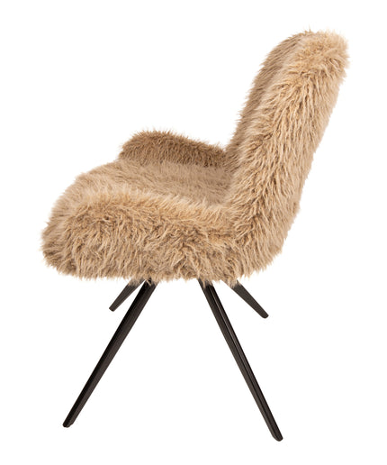 Leander Dining Chair Hair Brown