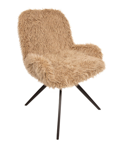 Leander Dining Chair Hair Brown