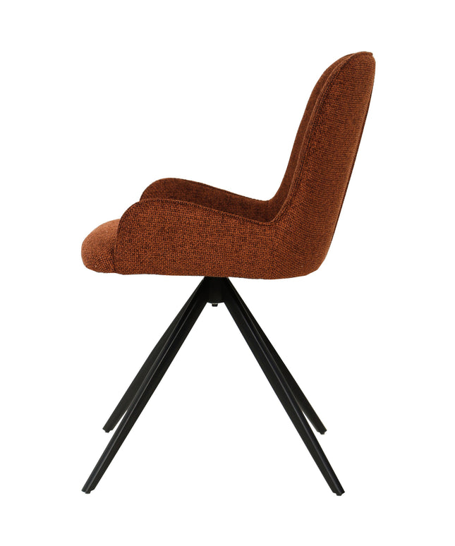 Leander Rust dining chair