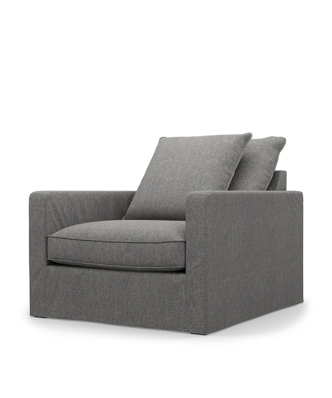 Lennox Armchair Cot Grey