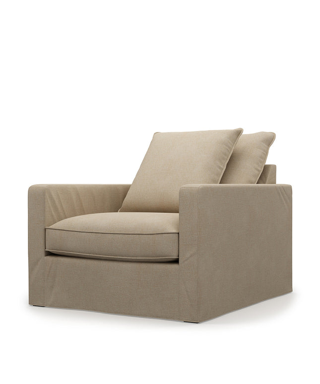 Lennox Armchair Cot Nat