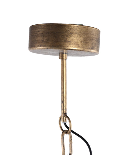 Linnes Brass metal hanging lamp scales round