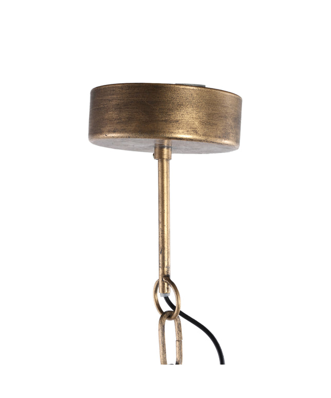 Linnes Brass metal hanging lamp scales round