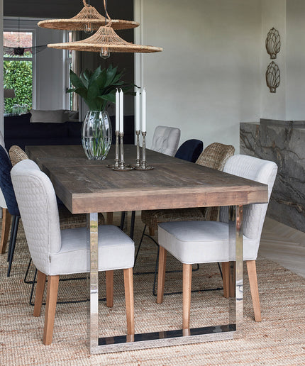 Louise Dining Chair Fab Flax
