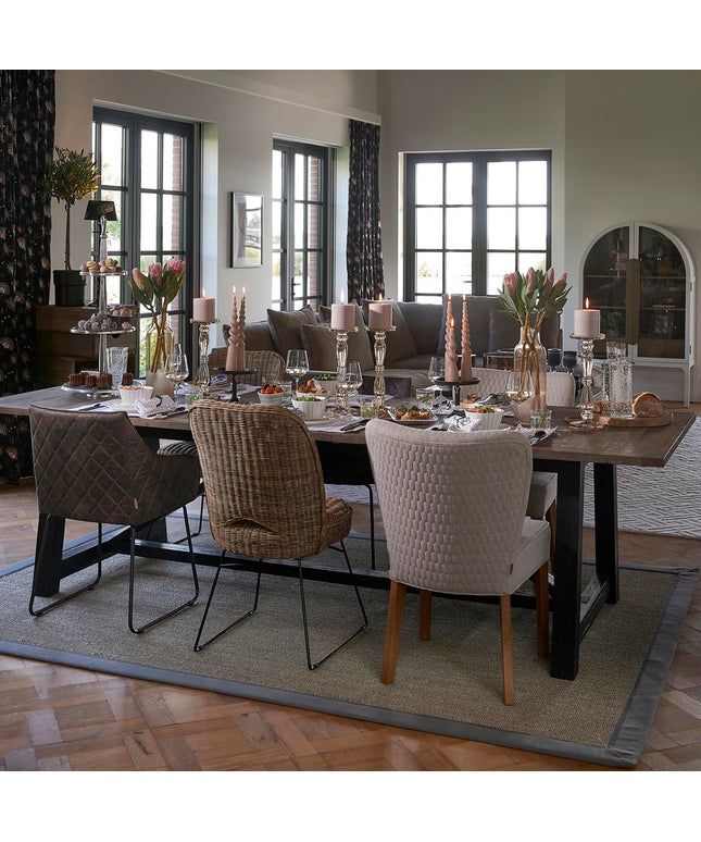 Louise Dining Chair Fab Flax