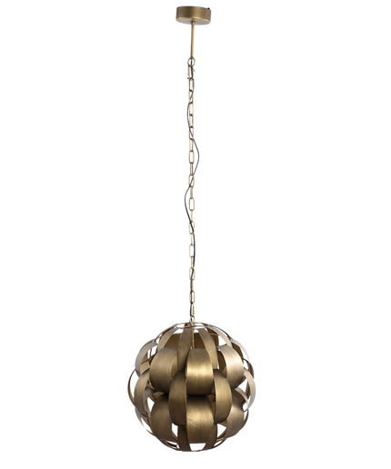 Lovis Gold metal hanging lamp round ball shade