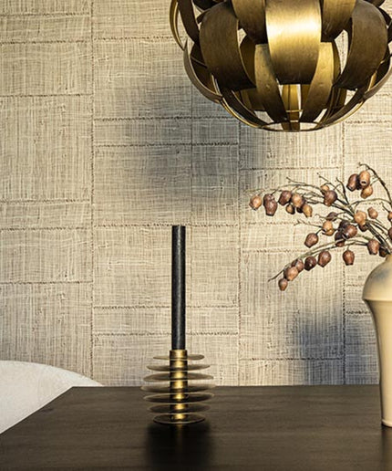 Lovis Gold metal hanging lamp round ball shade