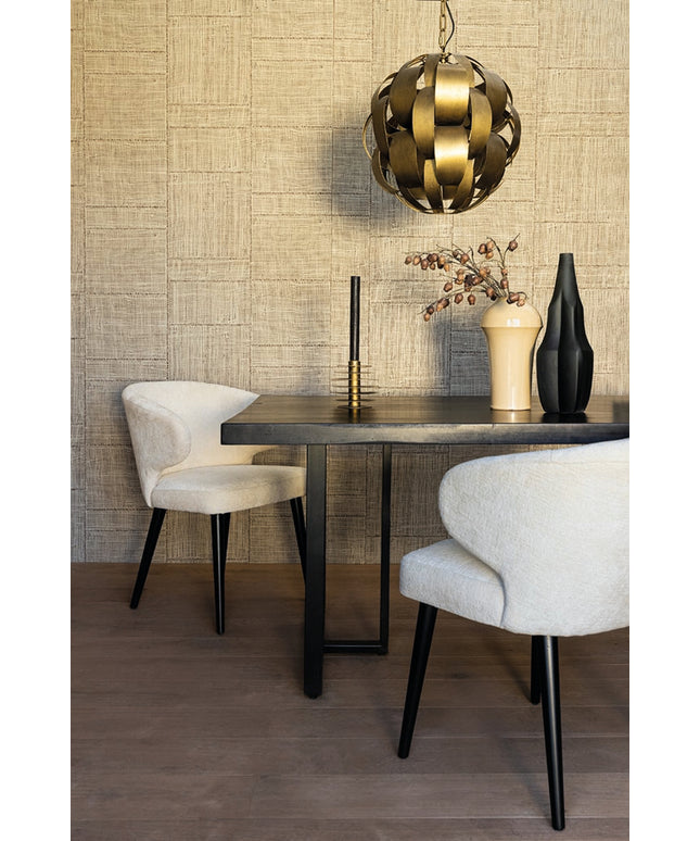 Lovis Gold metal hanging lamp round ball shade