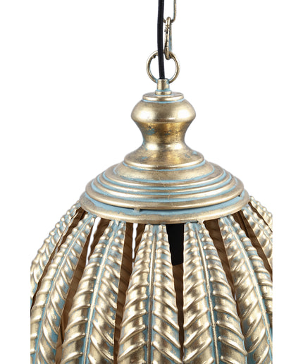 Mellis Gold ijzeren hanglamp bladeren bal