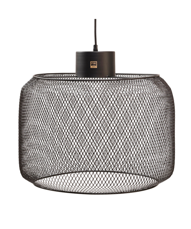 Mesh Black iron hanging lamp round S
