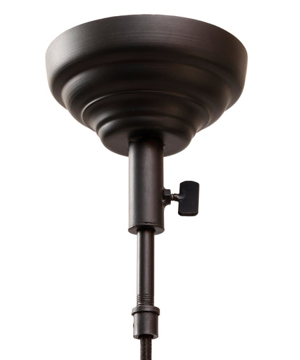 Mesh Black iron hanging lamp round S