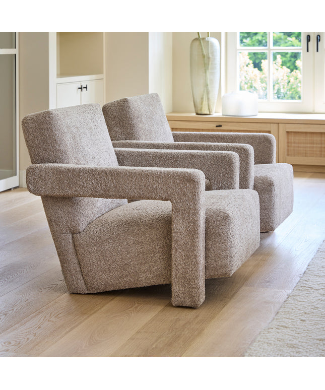 Messina Armchair Umber Brown