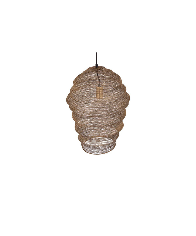 Miko Brass iron wired hanging lamp see through S
