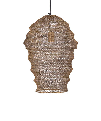 Miko Brass iron wired hanging lamp see through S