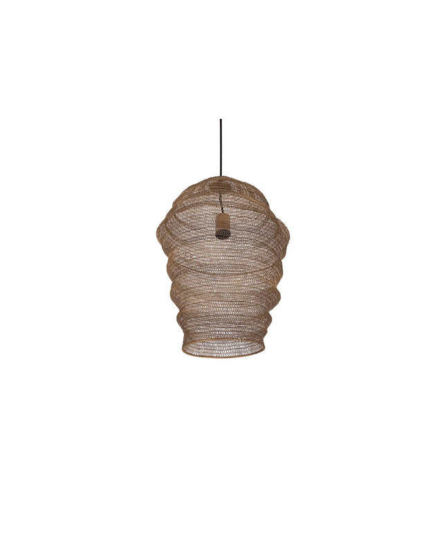 Miko Brass iron wired hanging lamp see through S