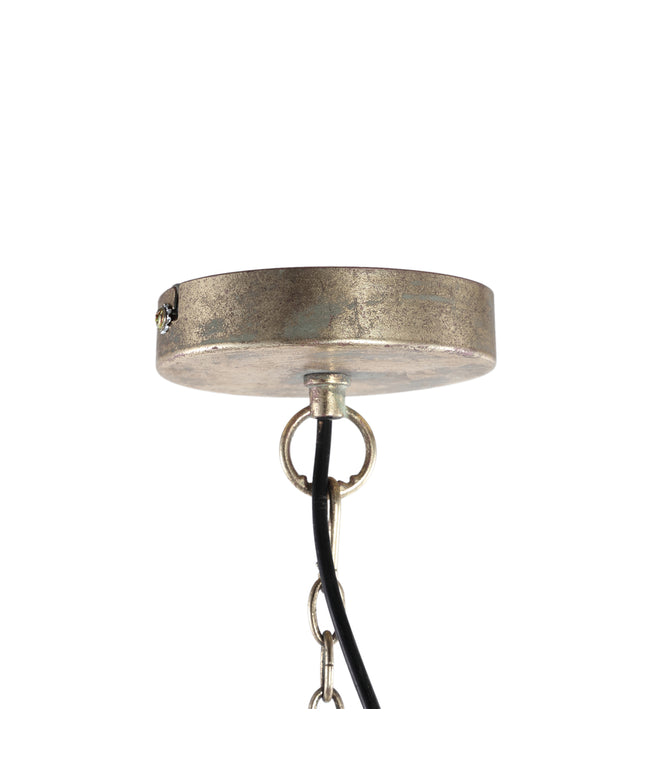 Narinde Gold iron hanging lamp swirl pattern layer