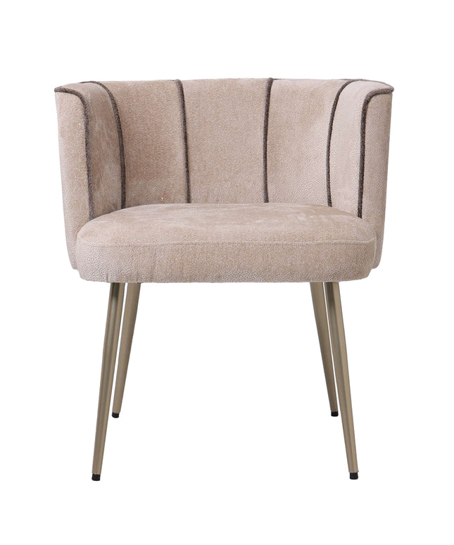 Nell Beige dining chair aphrodite 3 beige stripes