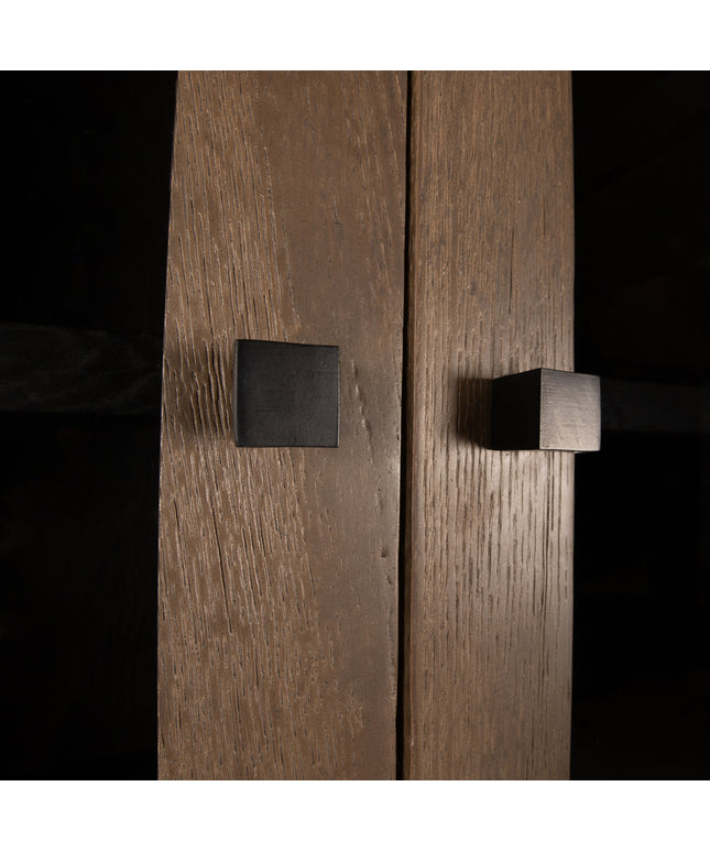 Oak Cabinet Armarium 4 doors Glay