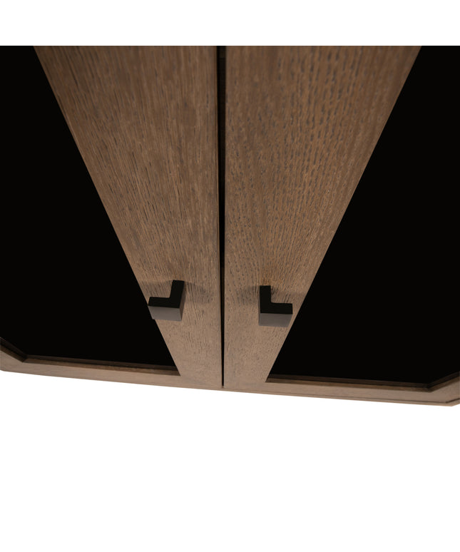 Oak Cabinet Armarium 4 doors Glay