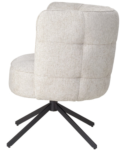 Odin Cream dining chair legacy 15 dove black leg