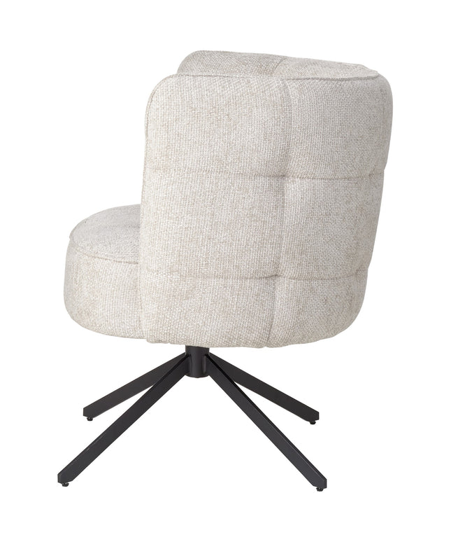 Odin Cream dining chair legacy 15 dove black leg
